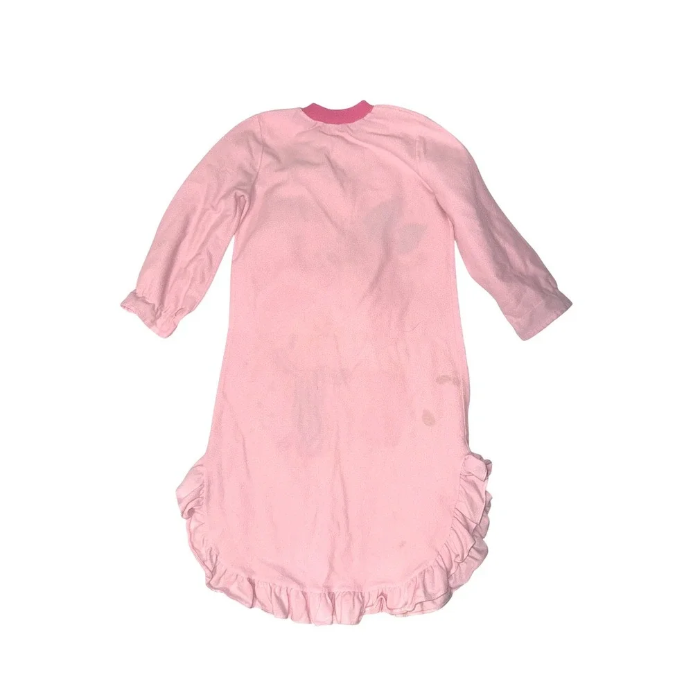 Vintage Cabbage Patch Kids Pink Nightgown Ruffle Pillow Fight Graphic 80s sz 5/6